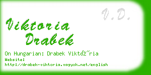 viktoria drabek business card